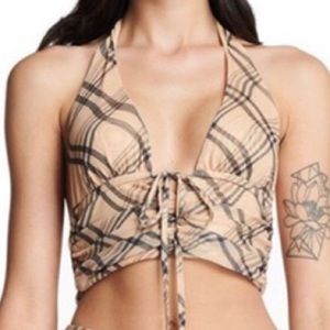 I am gia carmal top plaid top